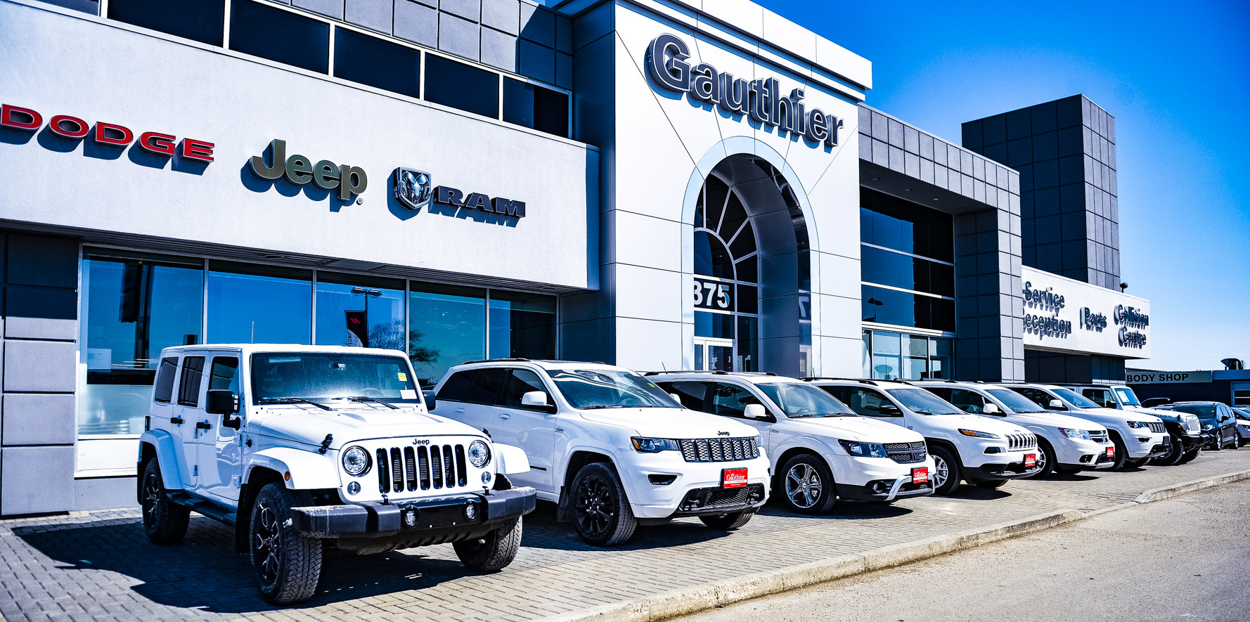 Gauthier Chrysler Dodge Jeep RAM Dealership Winnipeg Manitoba