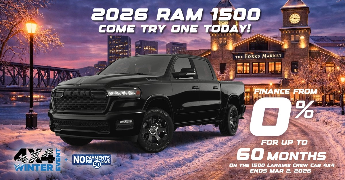 2026 RAM 1500 offers and discounts Winnipeg