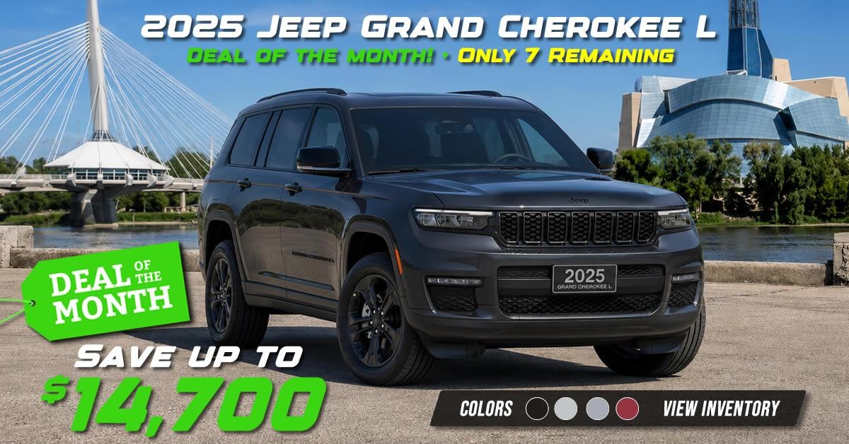 2025 Jeep Grand Cherokee L for Sale WInnipeg
