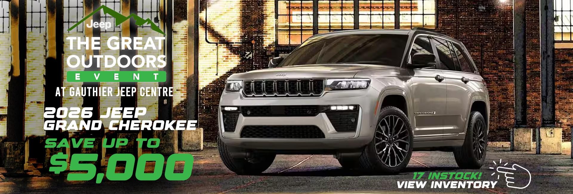2026 Jeep Grand Cherokee for sale in Winnipeg - Jeep Discounts
