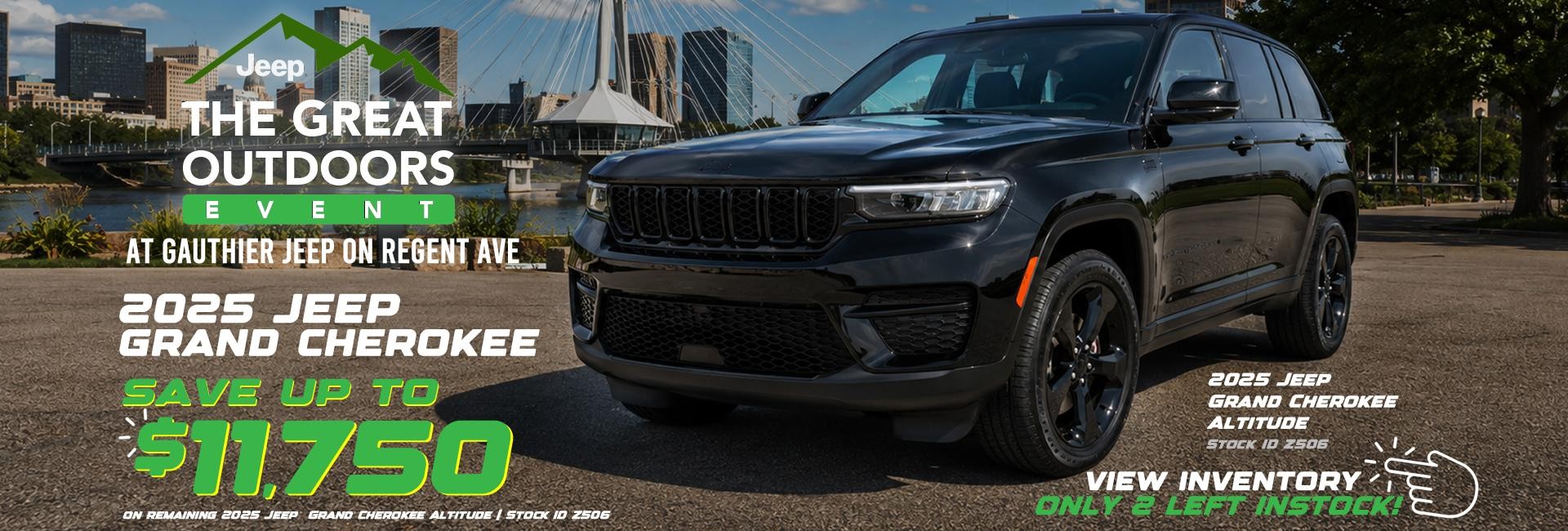 2025 Jeep Grand Cherokee Altitude for Sale WInnipeg