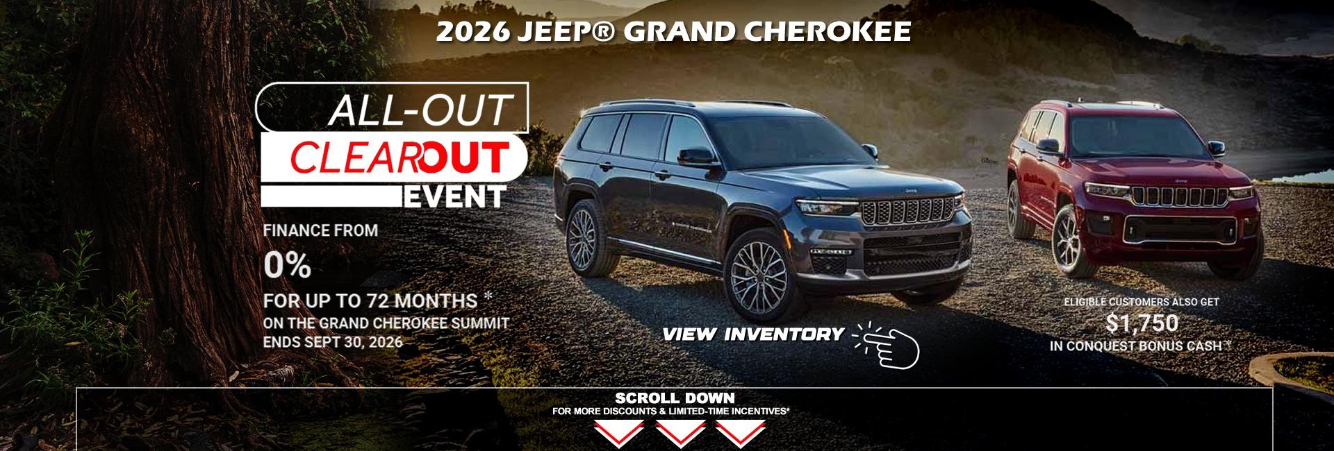 2026 Jeep Grand Cherokee for Sale WInnipeg