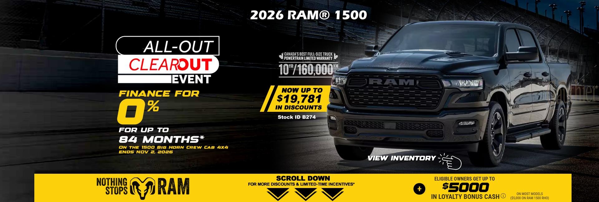 2026 RAM Truck for sale Winnipeg - Discount and offers
