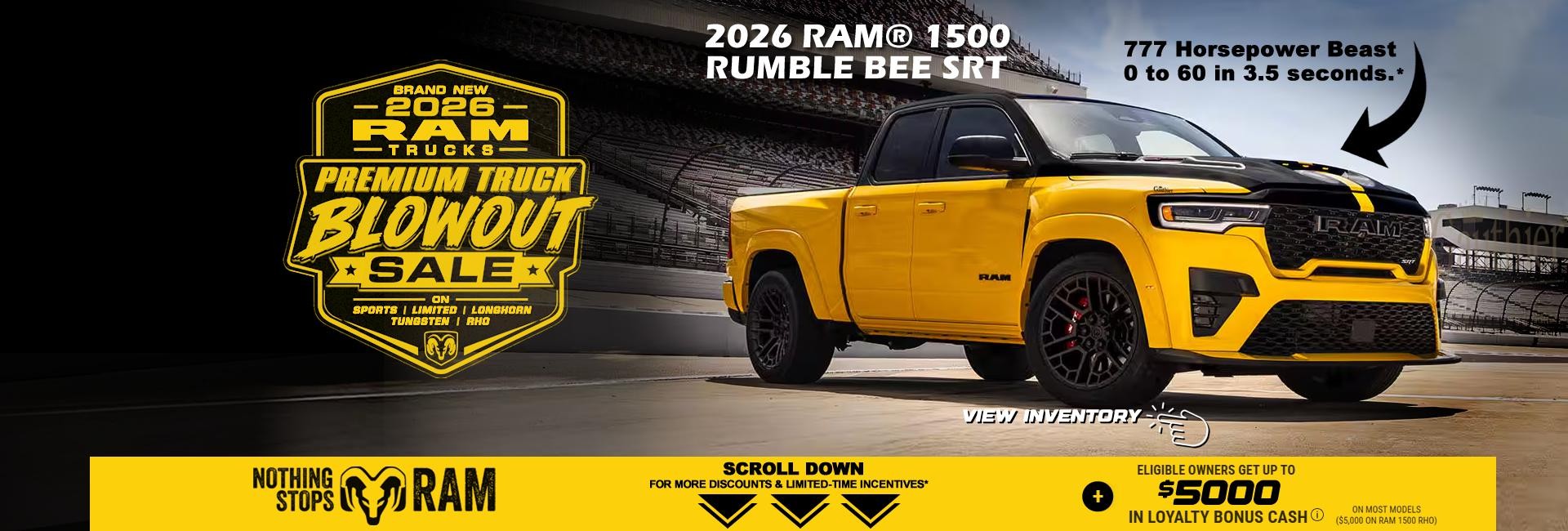2026 RAM Truck for sale Winnipeg - Discount and offers