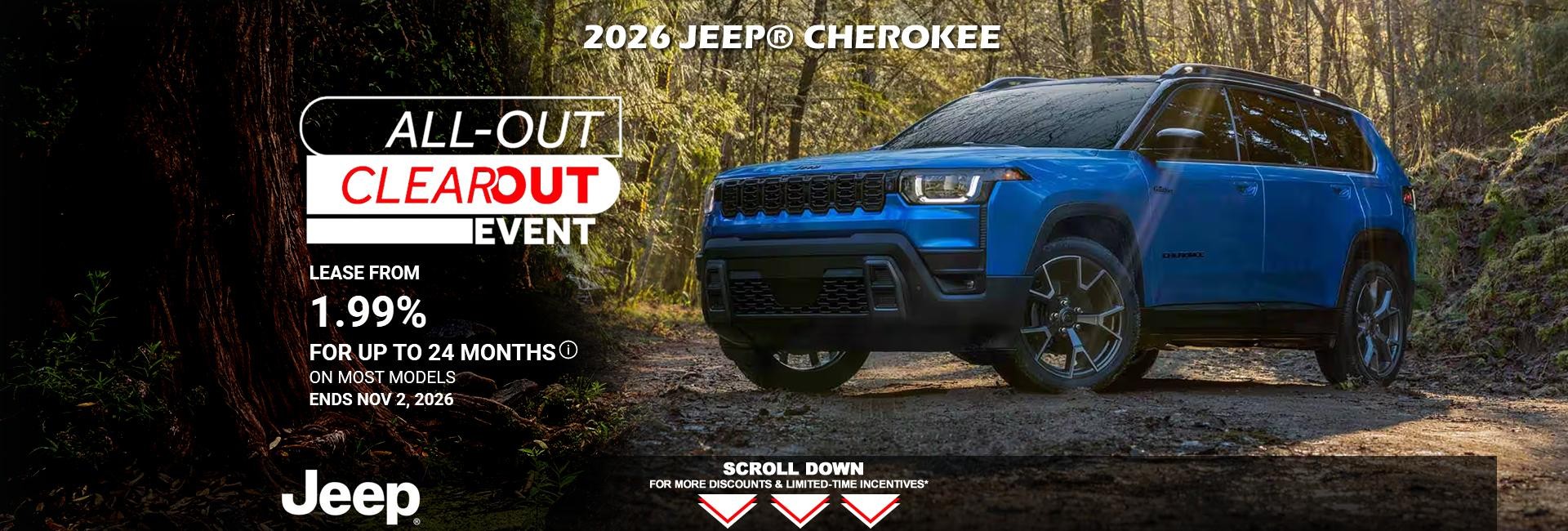 2026 Jeep Cherokee Sales Event Winnipeg