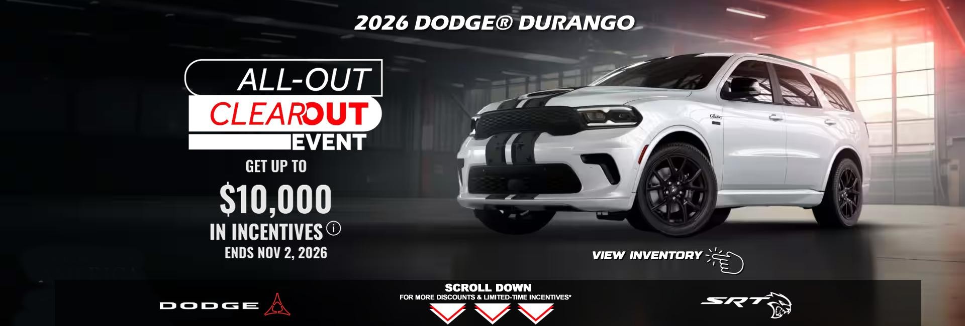 2026 Dodge Durango Sales and Discounts