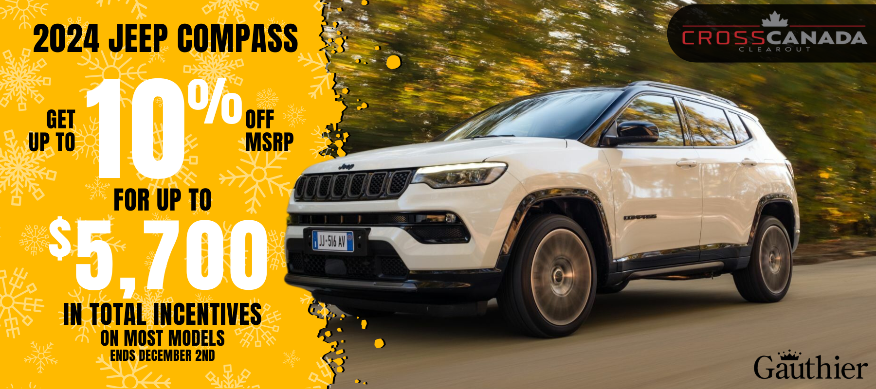 2024 Jeep Compass - Sale - Winnipeg