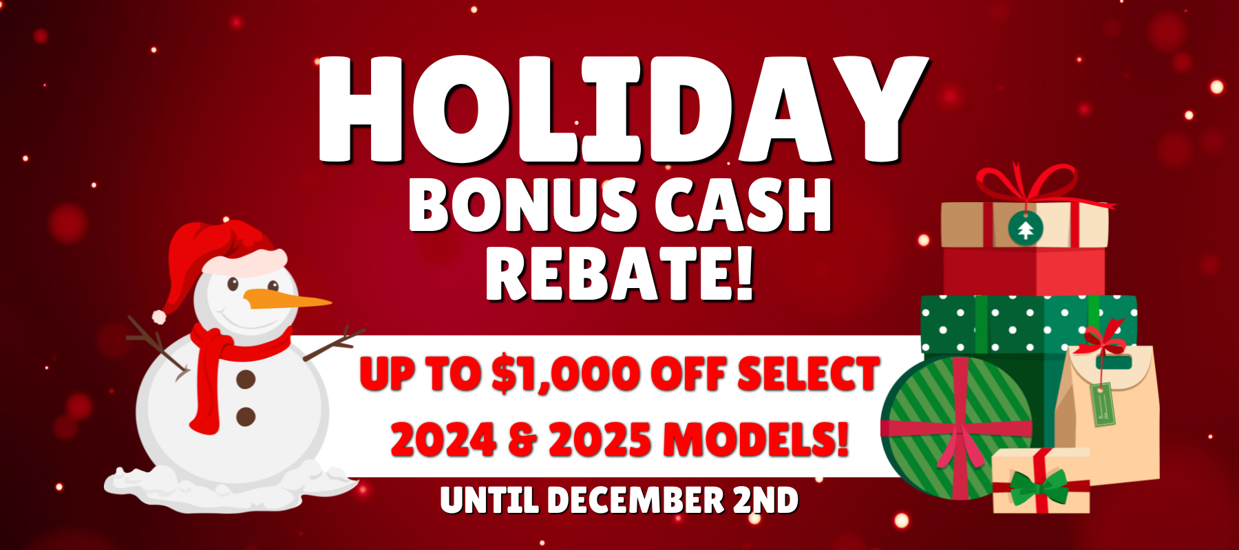 holiday bonus cash rebate gauthier chrysler 