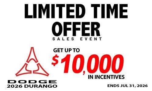 2026 Dodge Durango Sales Event