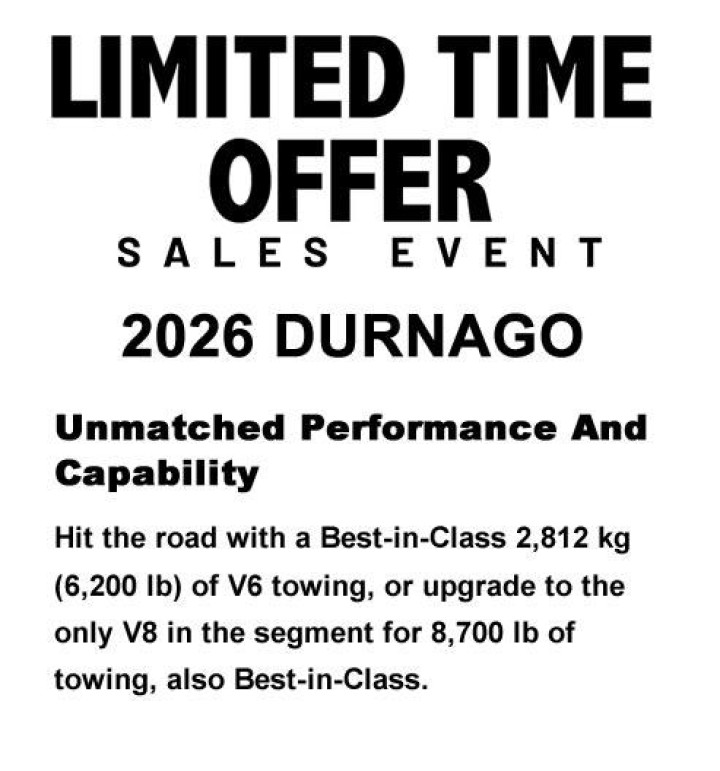 2026 Dodge Durango Sales Event