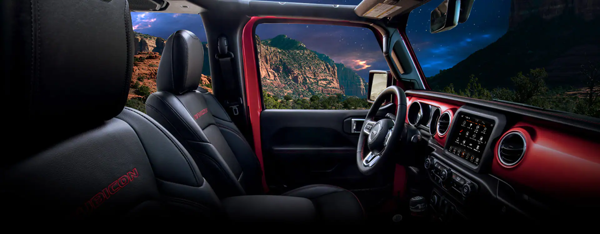 2023 Jeep Wrangler 4xe - interior - Winnipeg - night sky 